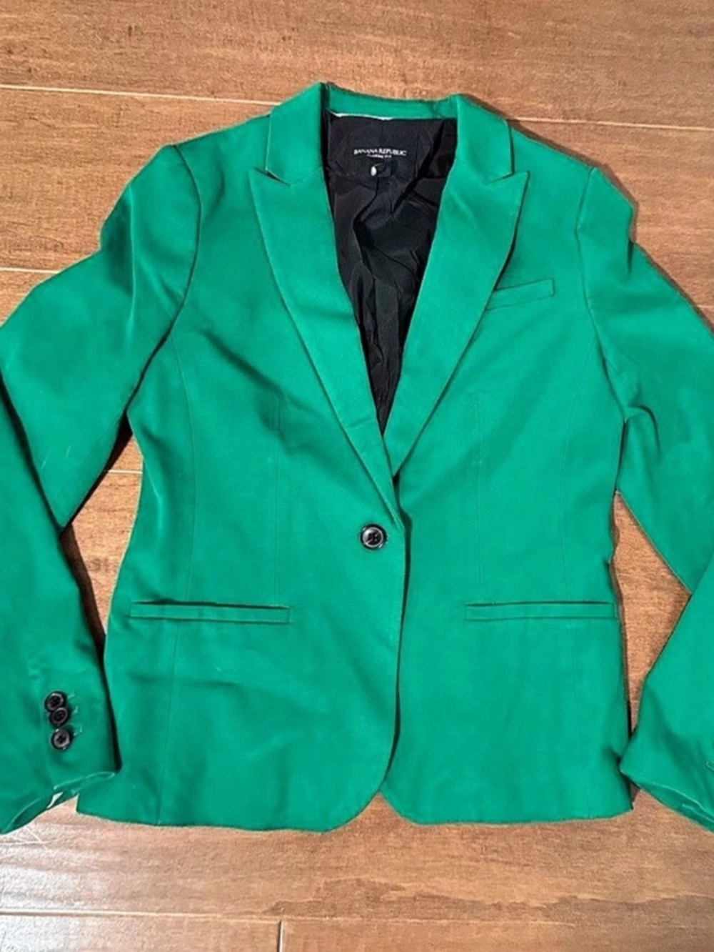 Banana Republic Classic Fit Blazer in Green Size 4 Like New